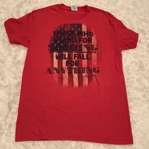 Hamilton musical  those who stand for nothing tee size M